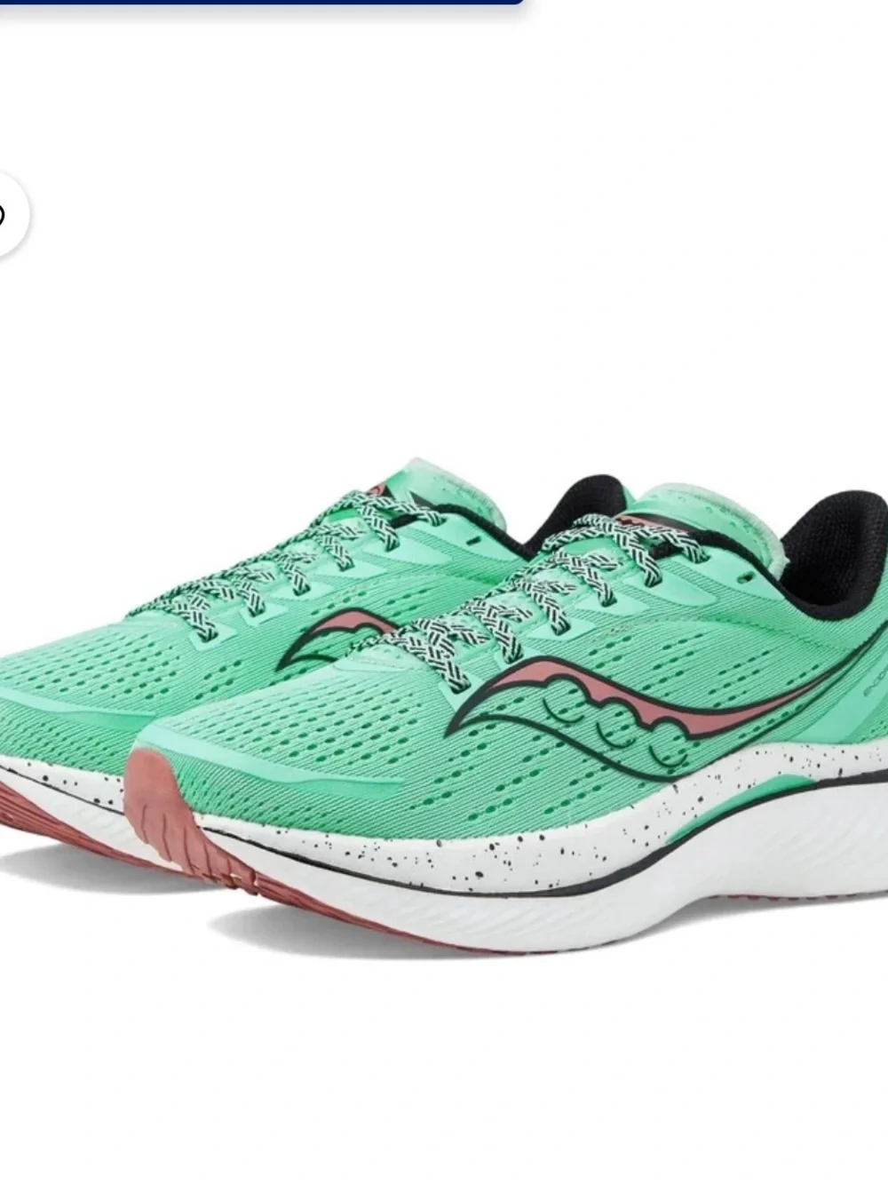 Saucony Women's Endorphin Speed Athletic Running Shoes with Pink Logo